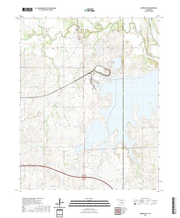 Morrison NE topographic map thumbnail