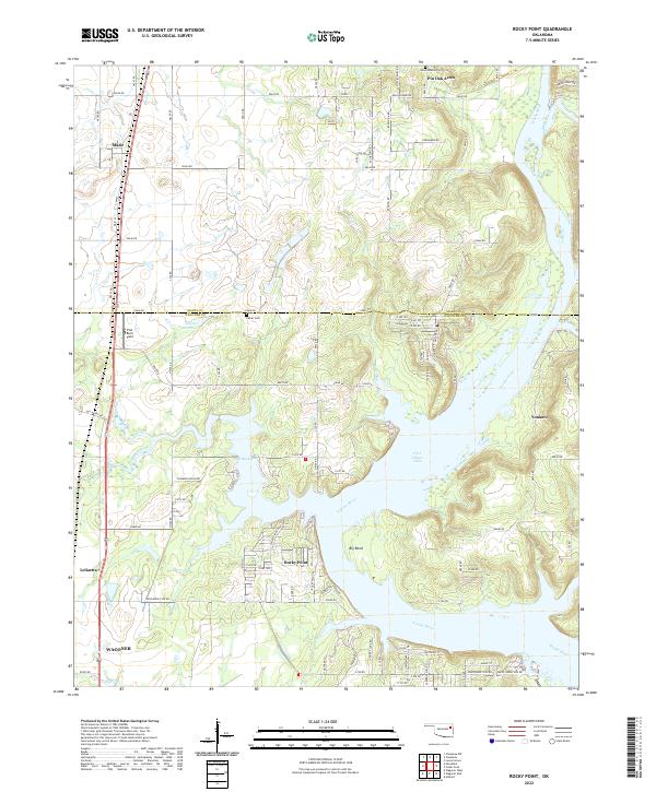Rocky Point topographic map thumbnail