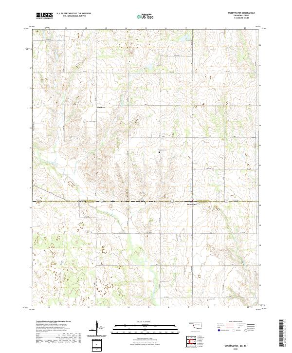 Sweetwater topographic map thumbnail