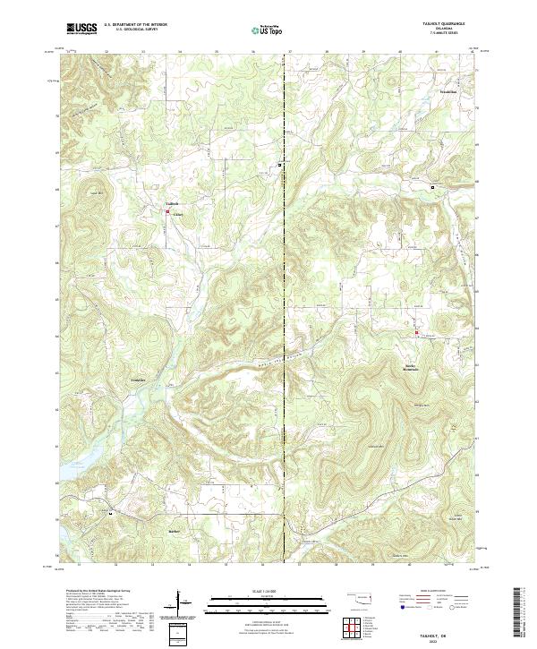 Tailholt 2022 topographic map thumbnail