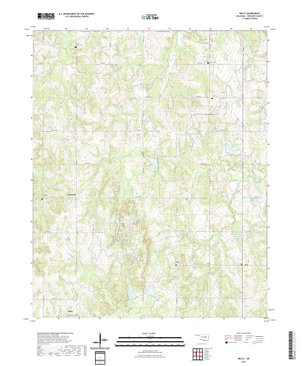 Welty 2022 topographic map thumbnail