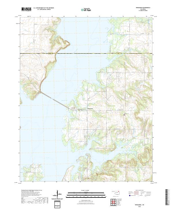 Winganon 2022 topographic map thumbnail