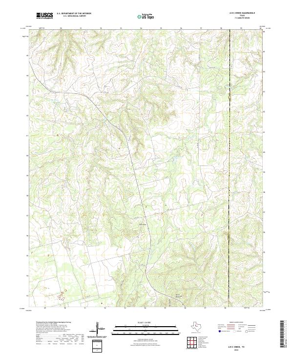 A B C Creek topographic map thumbnail