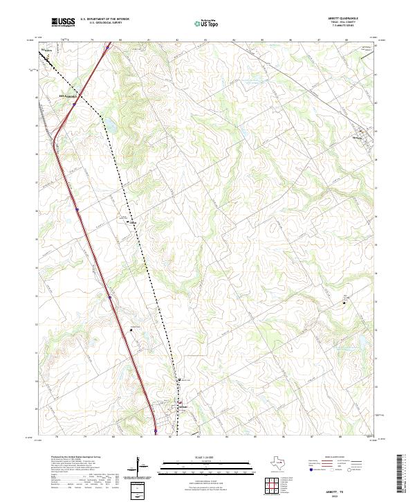 Abbott topographic map thumbnail