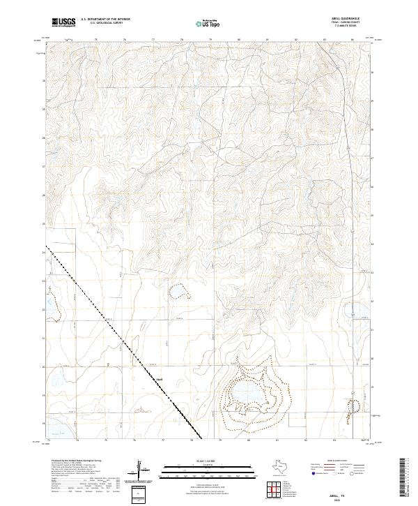 Abell topographic map thumbnail