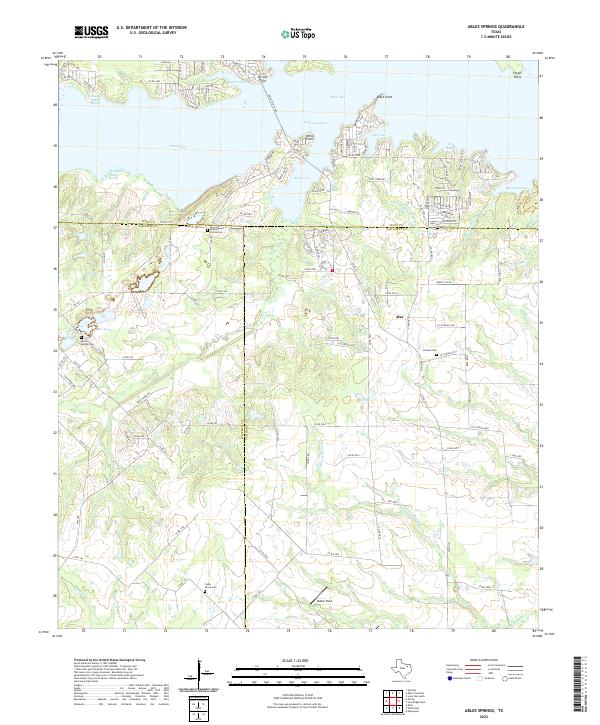 Ables Springs topographic map thumbnail