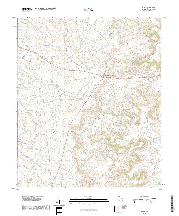 Acampo topographic map thumbnail