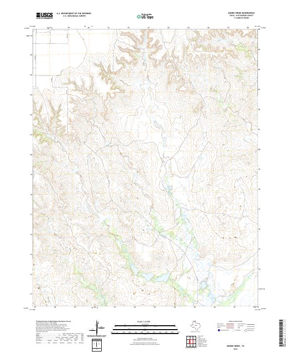 Adobe Creek topographic map thumbnail
