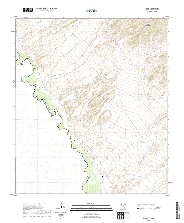 Adobes topographic map thumbnail