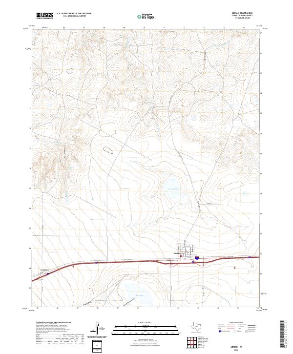 Adrian topographic map thumbnail