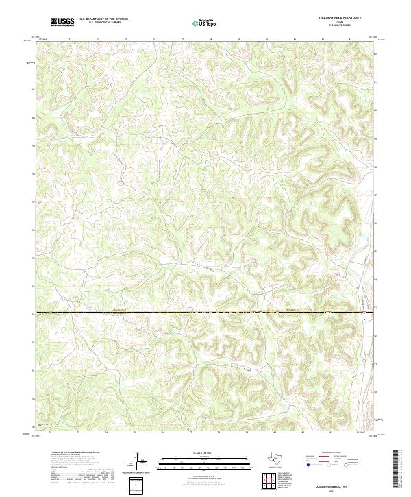Aermotor Draw topographic map thumbnail