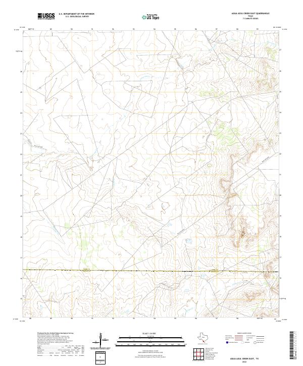 Agua Azul Creek East topographic map thumbnail