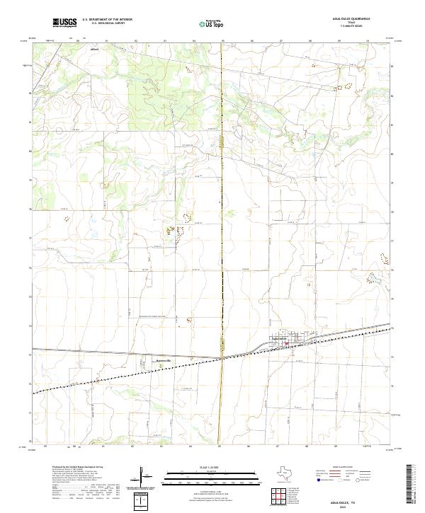 Agua Dulce topographic map thumbnail