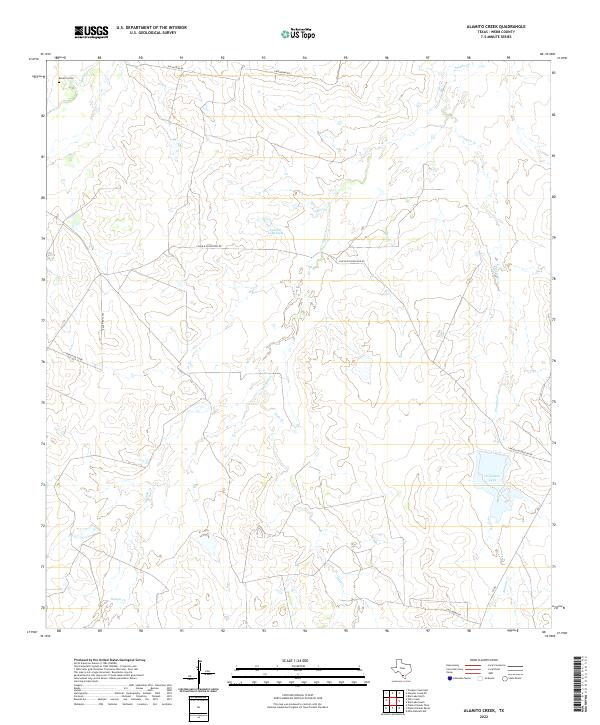 Alamito Creek topographic map thumbnail