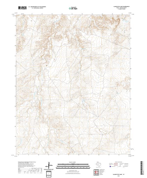 Alamocitos Camp topographic map thumbnail