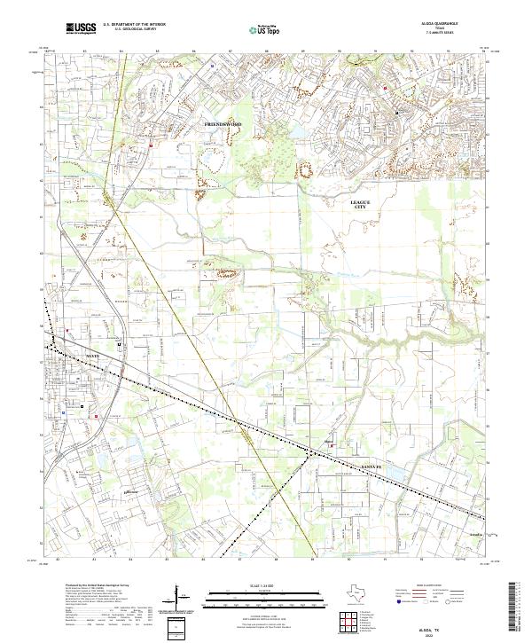 Algoa topographic map thumbnail