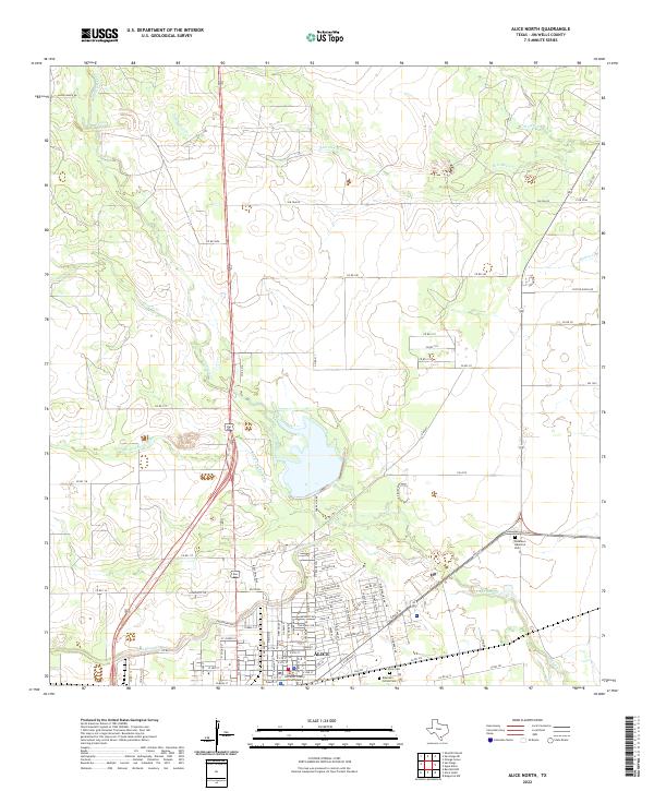 Alice North topographic map thumbnail