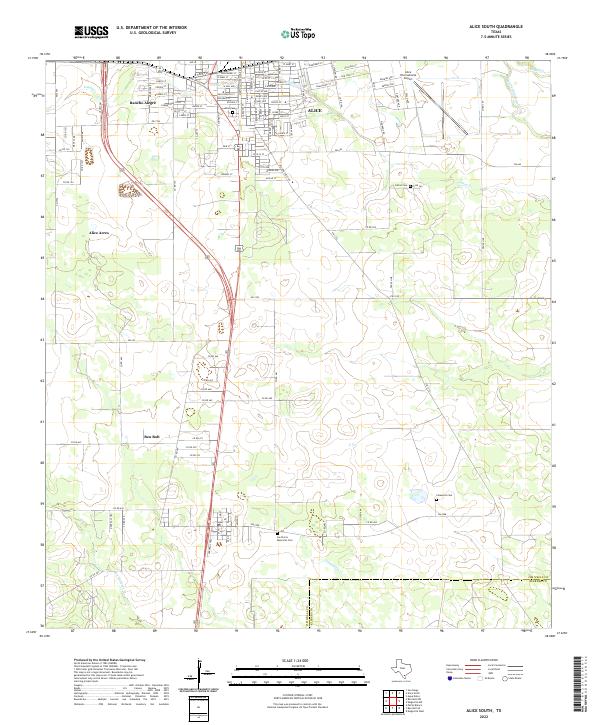 Alice South topographic map thumbnail