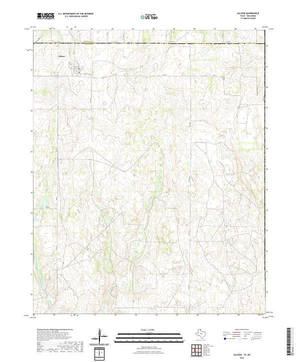 Allison topographic map thumbnail