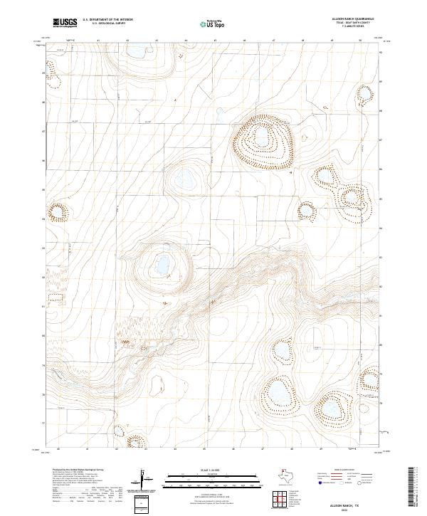 Allison Ranch topographic map thumbnail