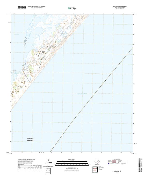 Allyns Bight 2022 topographic map thumbnail