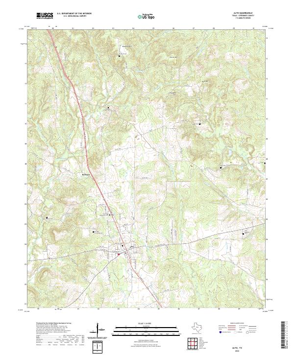 Alto topographic map thumbnail