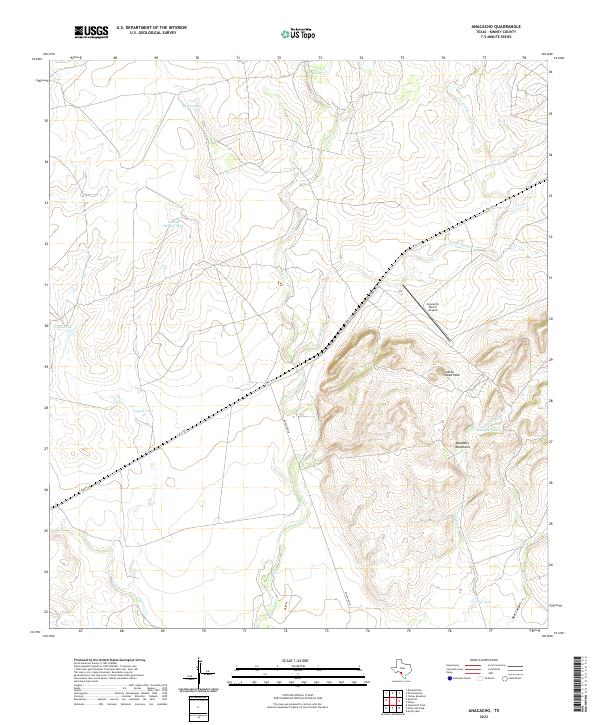 Anacacho topographic map thumbnail