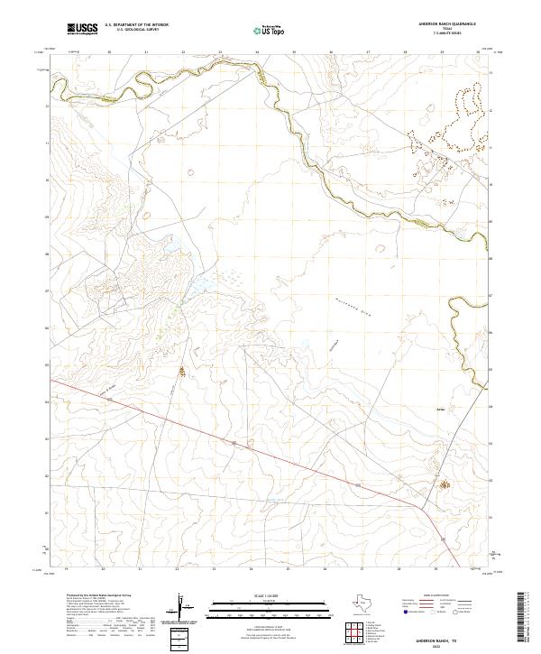 Anderson Ranch topographic map thumbnail