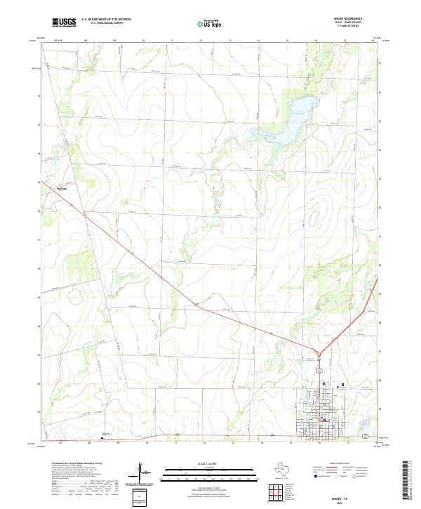 Anson topographic map thumbnail
