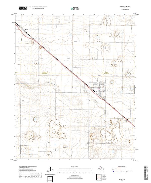 Anton topographic map thumbnail