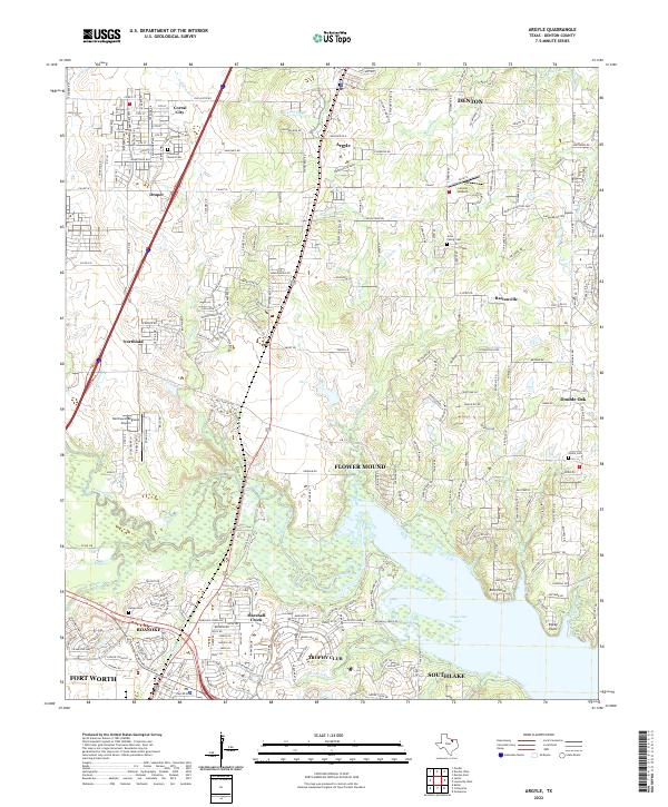 Argyle topographic map thumbnail