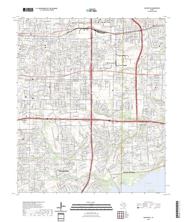 Arlington topographic map thumbnail