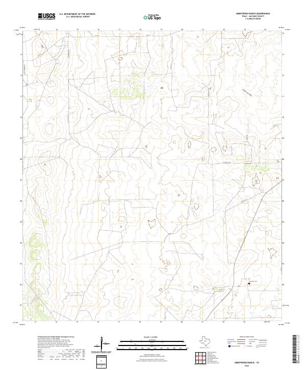 Armstrong Ranch topographic map thumbnail