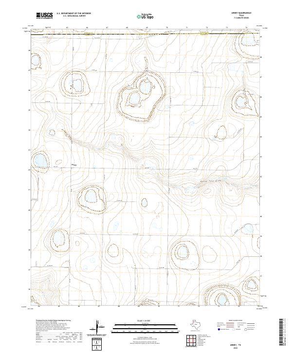 Arney topographic map thumbnail