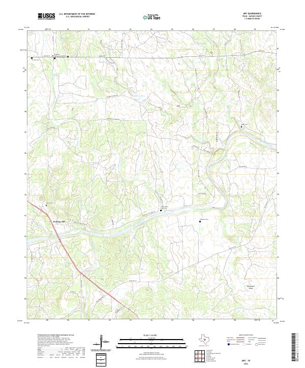 Art topographic map thumbnail