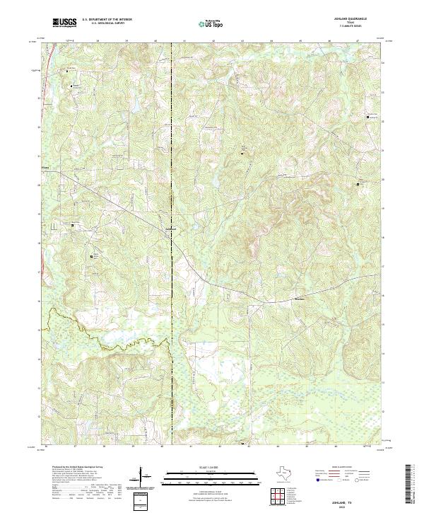 Ashland topographic map thumbnail