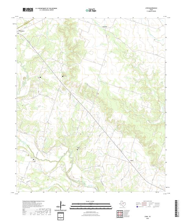 Ater topographic map thumbnail