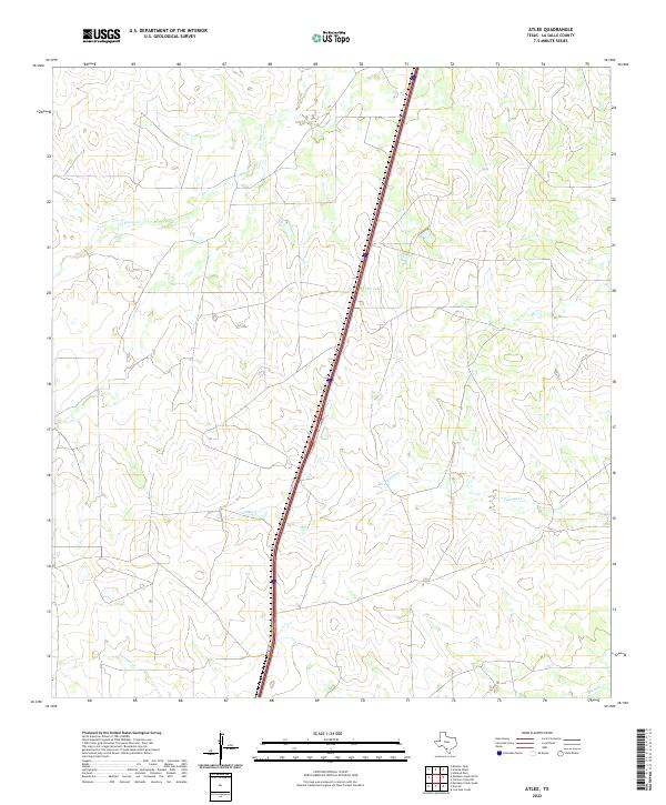 Atlee topographic map thumbnail