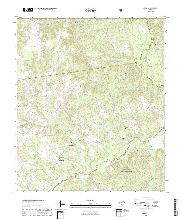 Augusta topographic map thumbnail