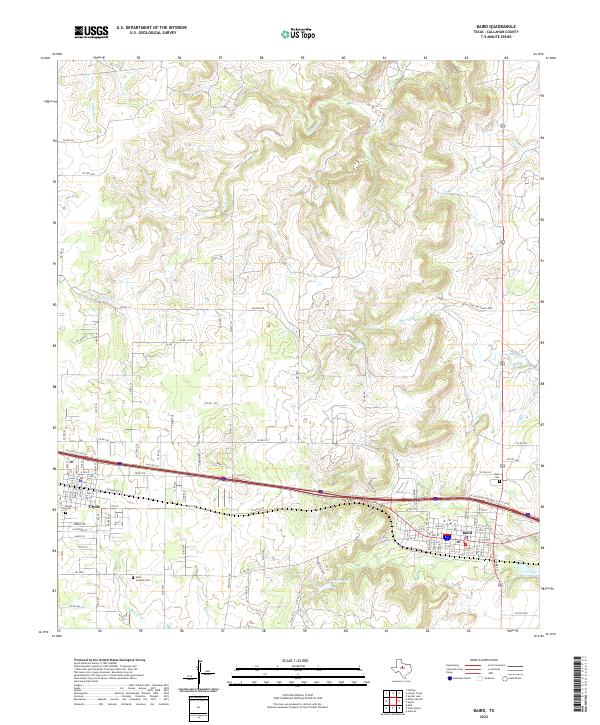 Baird topographic map thumbnail