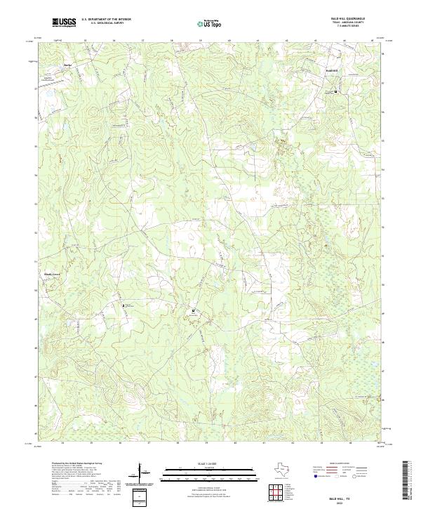 Bald Hill topographic map thumbnail