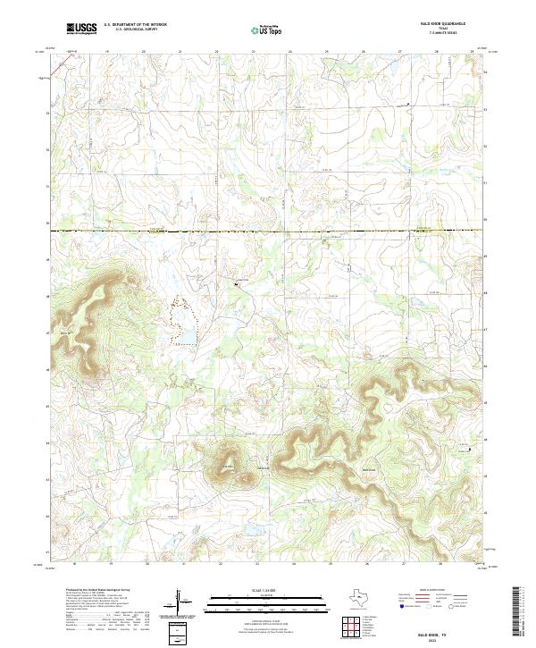 Bald Knob topographic map thumbnail