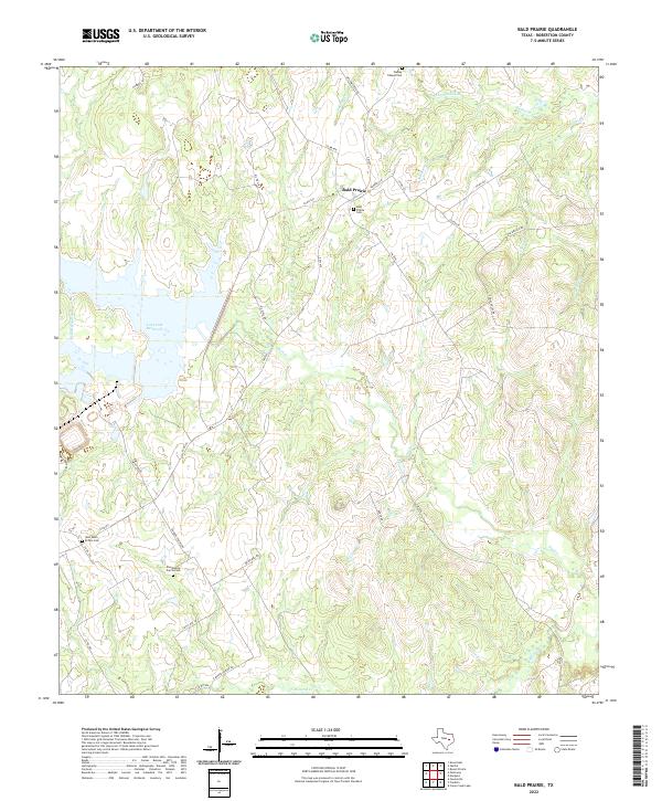 Bald Prairie topographic map thumbnail