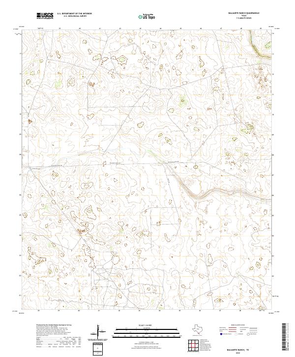 Baluarte Ranch topographic map thumbnail