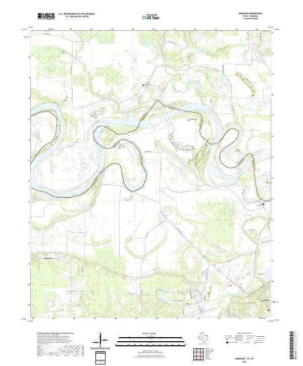 Barkman topographic map thumbnail