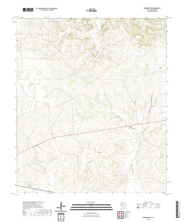 Barnhart NE topographic map thumbnail