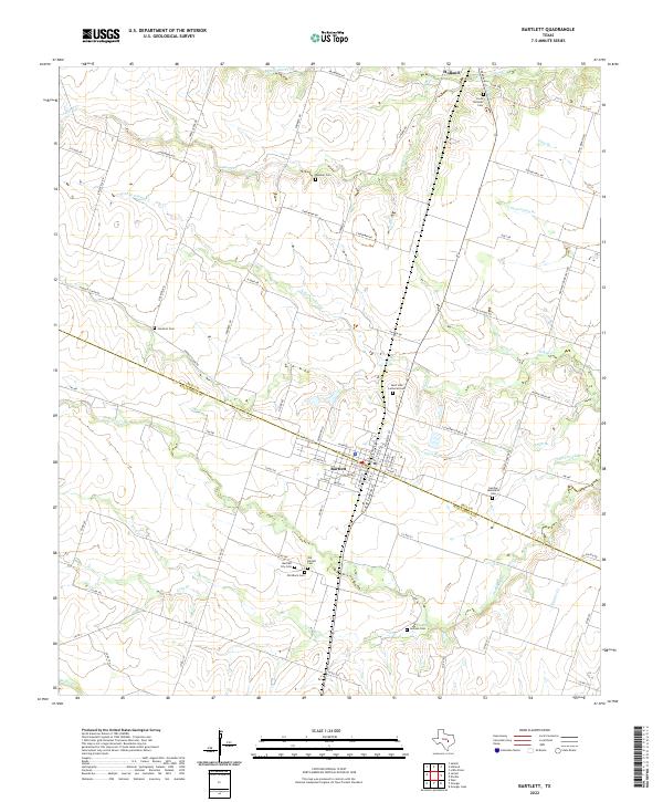 Bartlett topographic map thumbnail