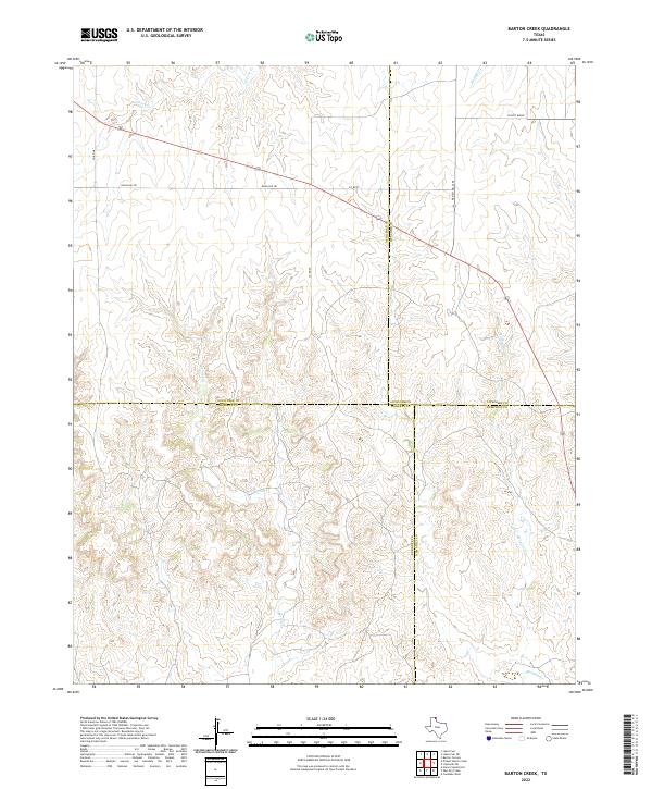 Barton Creek topographic map thumbnail