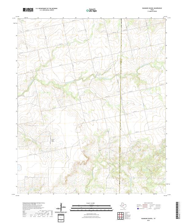 Baumann School topographic map thumbnail