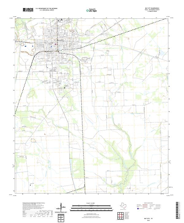 Bay City topographic map thumbnail